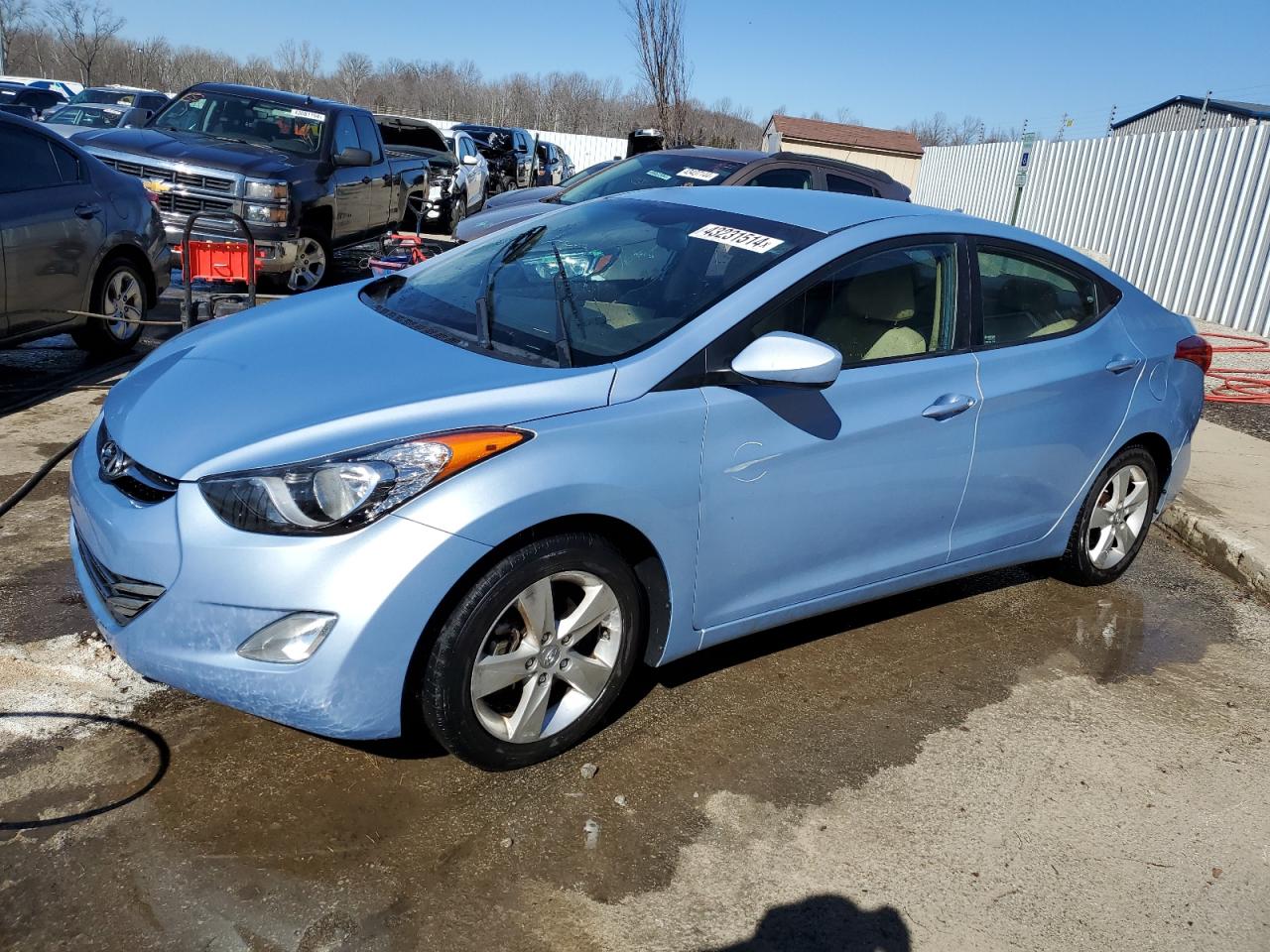 KMHDH4AE3DU640743 2013 Hyundai Elantra Gls