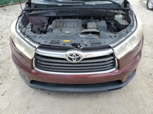 VIN 5TDKKRFH7ES006287 2014 Toyota Highlander, Xle no.12