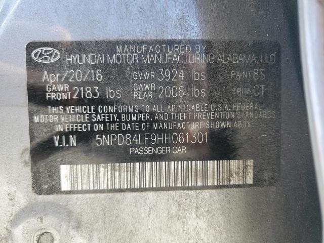 2017 HYUNDAI ELANTRA SE 5NPD84LF9HH061301