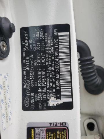 2011 Hyundai Veracruz Gls VIN: KM8NU4CC4BU142995 Lot: 49808524