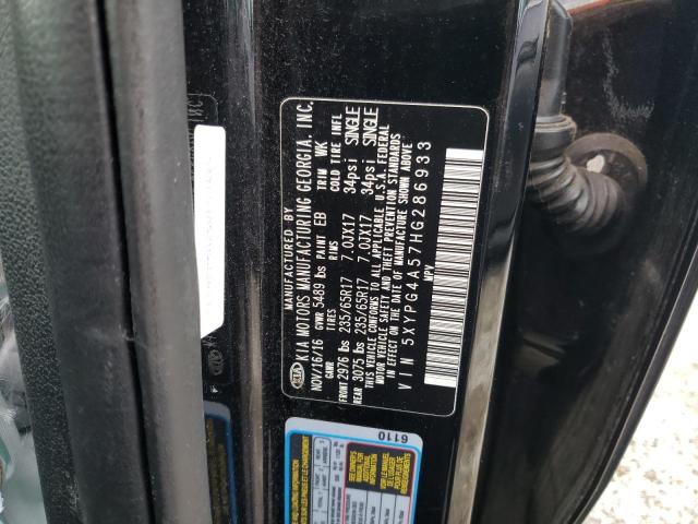 2017 KIA SORENTO LX 5XYPG4A57HG286933