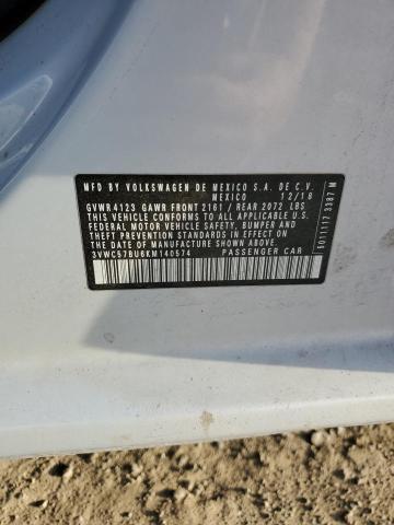 Lot #2446008007 2019 VOLKSWAGEN JETTA S salvage car