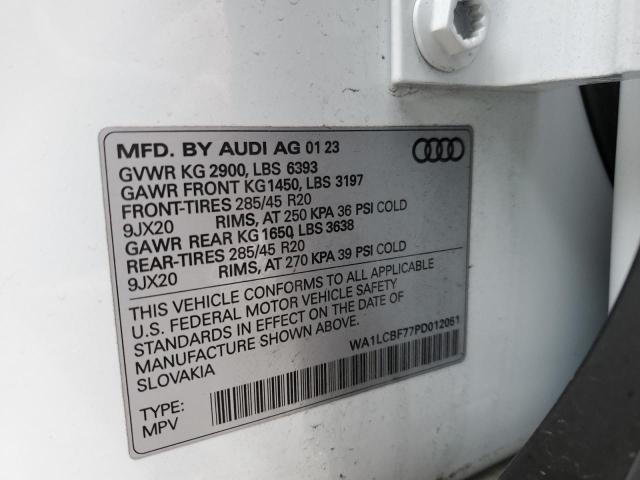 VIN WA1LCBF77PD012051 2023 Audi Q7, Premium Plus no.13