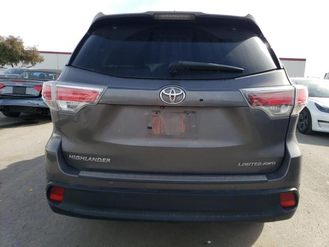 VIN 5TDDKRFH3FS166323 2015 Toyota Highlander, Limited no.6