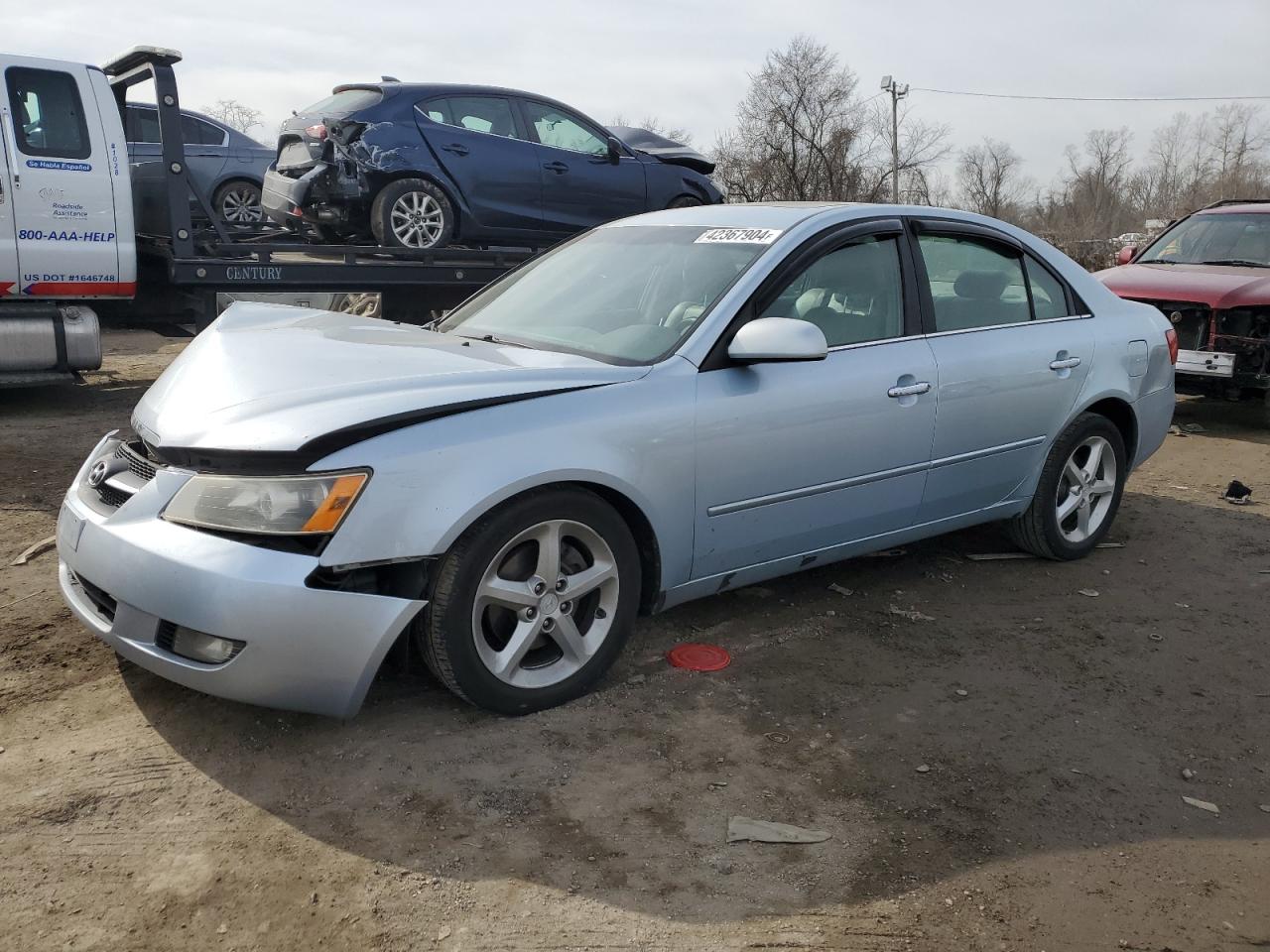 5NPEU46F27H193116 2007 Hyundai Sonata Se