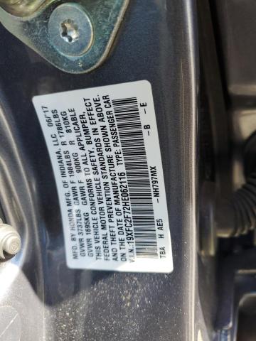 2017 HONDA CIVIC EX - 19XFC2F72HE062116