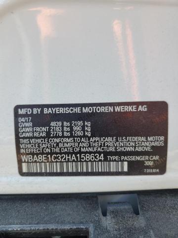 2017 BMW 330E - WBA8E1C32HA158634