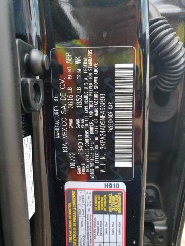 2022 KIA RIO LX 3KPA24AD9NE493893