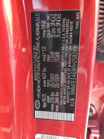 2023 HYUNDAI TUCSON LIM 5NMJE3AE9PH258285