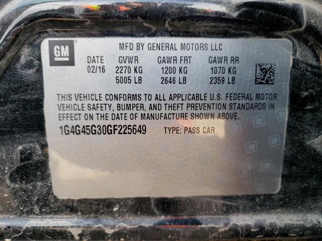 2016 BUICK LACROSSE S - 1G4G45G30GF225649