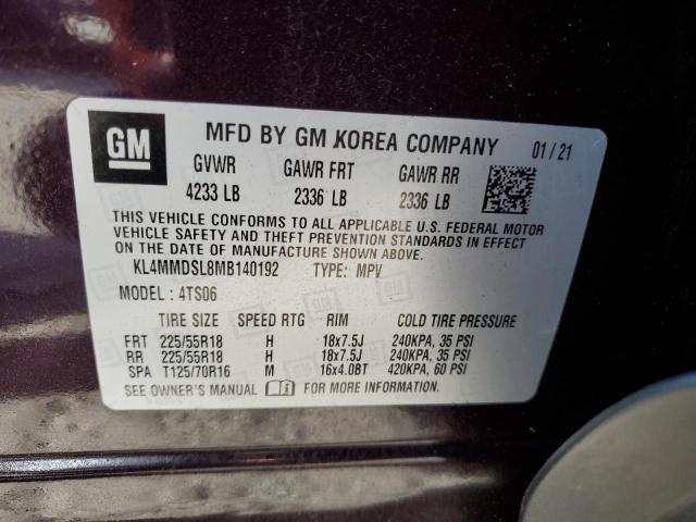 2021 BUICK ENCORE GX KL4MMDSL8MB140192
