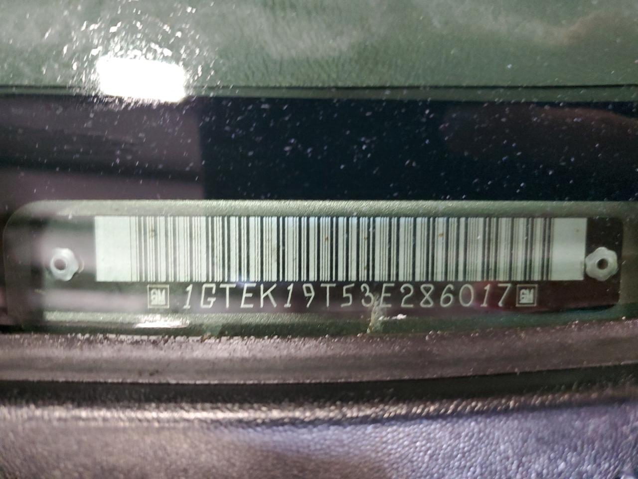 1gtek19t53e286017 1GTEK19T53E286017 2003 GMC New Sierra K1500