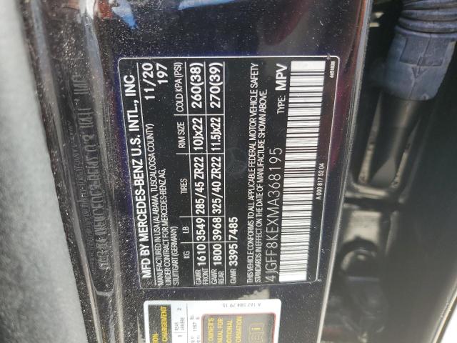 2021 MERCEDES-BENZ GLS 63 AMG - 4JGFF8KEXMA368195