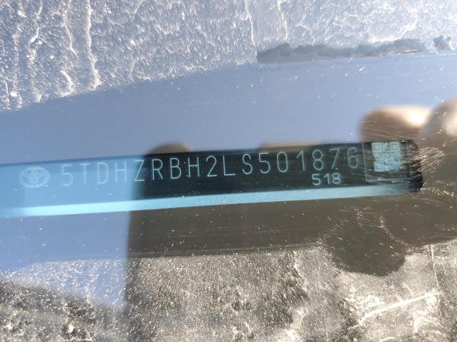 VIN 5TDHZRBH2LS501876 2020 Toyota Highlander, Xle no.13