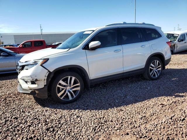 Lot #2453135962 2018 HONDA PILOT ELIT salvage car