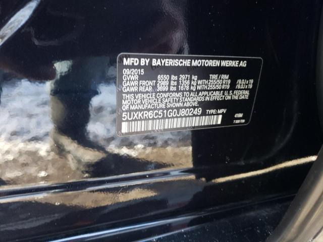 2016 BMW X5 XDRIVE5 5UXKR6C51G0J80249