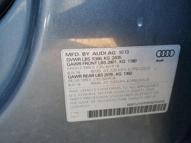 VIN WA1LFAFP2EA045832 2014 Audi Q5, Premium Plus no.14