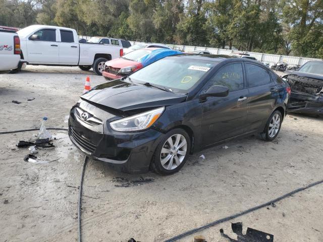 2014 Hyundai Accent Gls VIN: KMHCU4AE4EU763198 Lot: 42774444