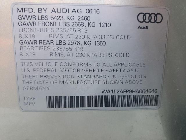 VIN WA1L2AFP9HA004646 2017 Audi Q5, Premium Plus no.14