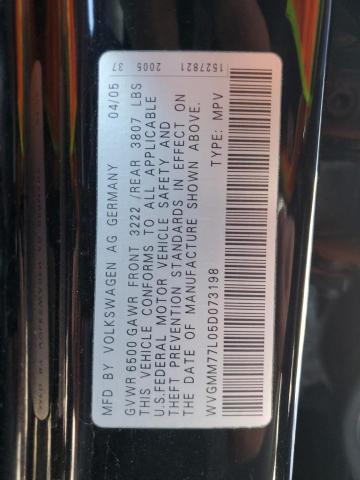 2005 Volkswagen Touareg 4.2 VIN: WVGMM77L05D073198 Lot: 43086324