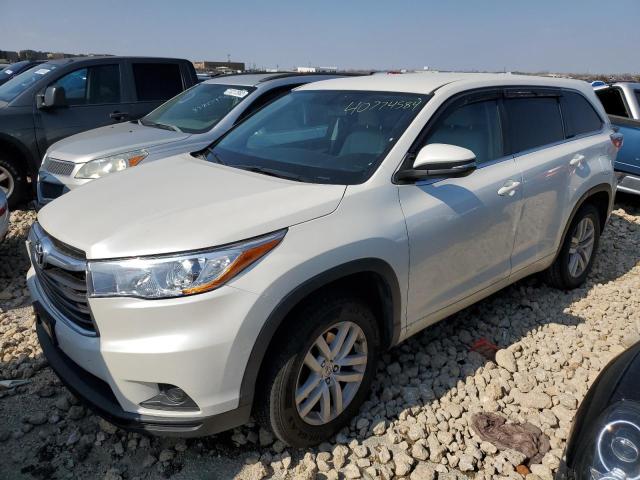 VIN 5TDZARFHXFS012796 2015 Toyota Highlander, LE no.1