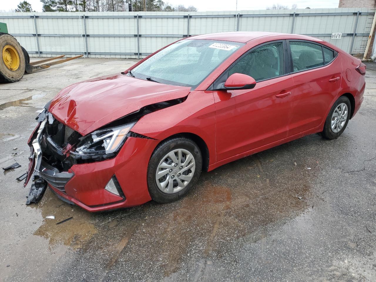 2019 Hyundai Elantra Se vin: KMHD74LF6KU846001