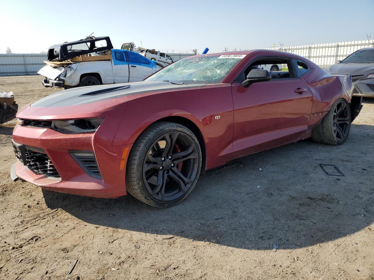 2018 Chevrolet Camaro Ss vin: 1G1FE1R77J0117540