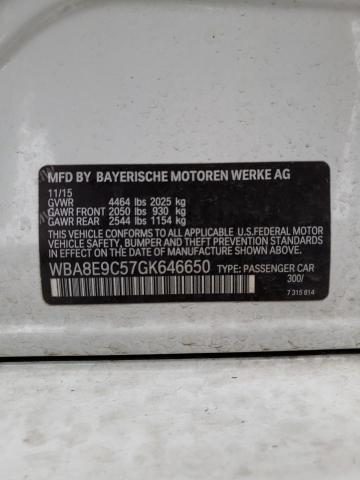 2016 BMW 328 I SULE WBA8E9C57GK646650