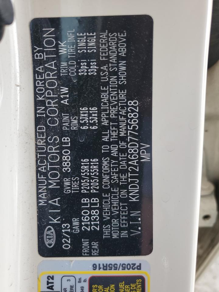 KNDJT2A68D7756828 2013 Kia Soul +