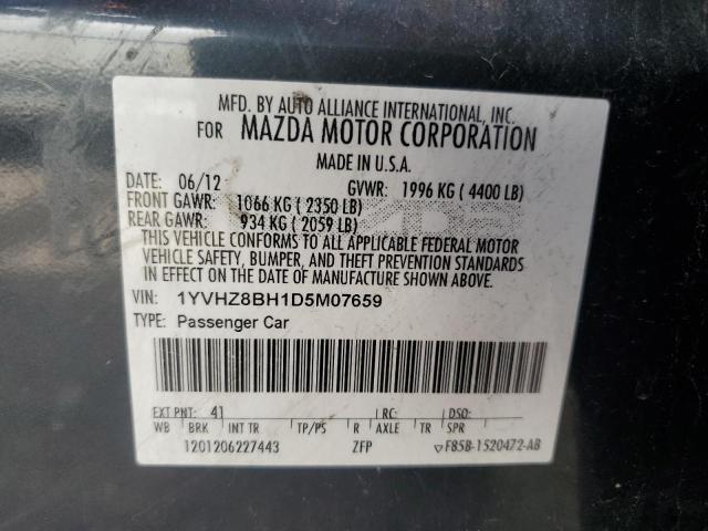 2013 MAZDA 6 SPORT - 1YVHZ8BH1D5M07659