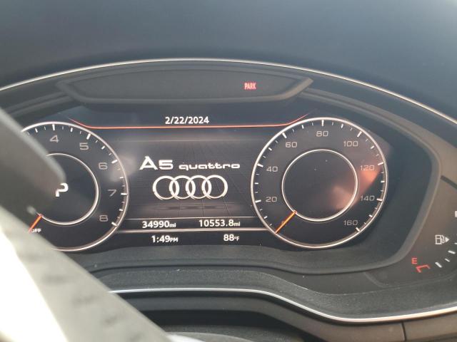 2018 AUDI A5 PRESTIG WAUFNCF50JA064547