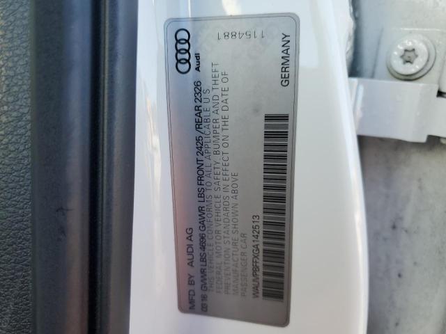 2016 AUDI A3 E-TRON - WAUVPBFFXGA142513