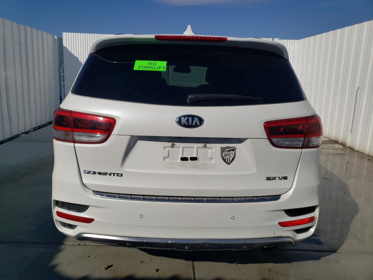 5XYPK4A53GG107445 2016 Kia Sorento Sx