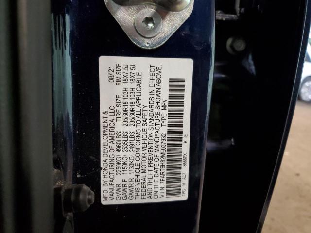 2021 HONDA CR-V EXL - 7FART6H82ME037932