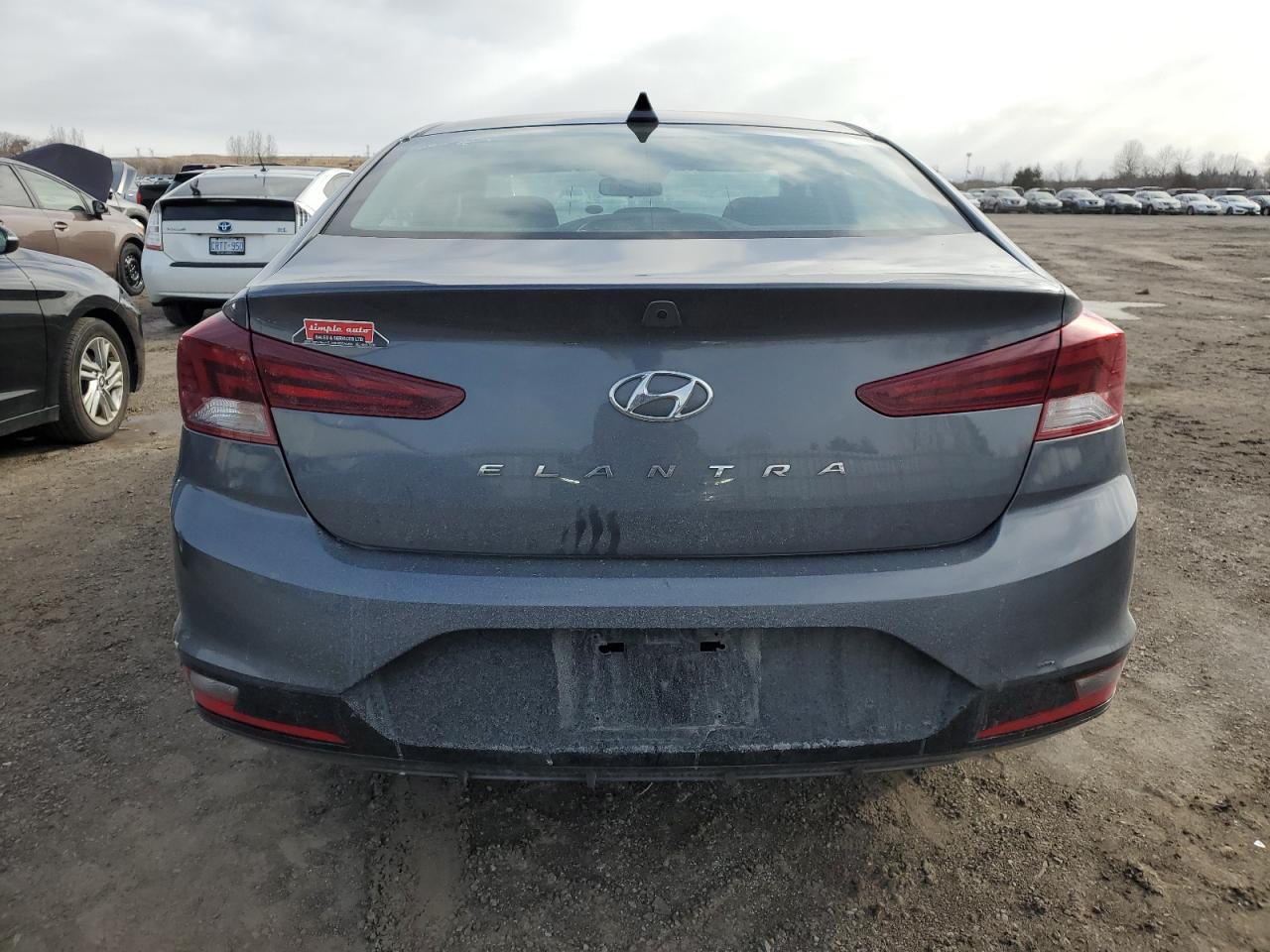 KMHD84LF1KU876195 2019 Hyundai Elantra Sel