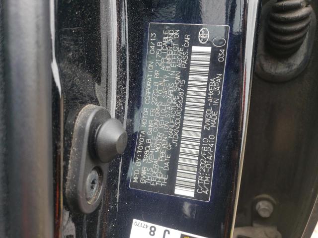 2013 Toyota Prius VIN: JTDKN3DUXD5628715 Lot: 44352154