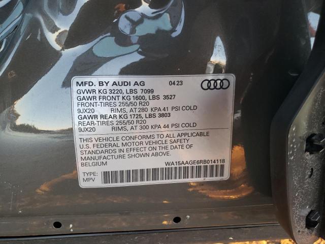 2024 AUDI Q8 E-TRON WA15AAGE6RB014118