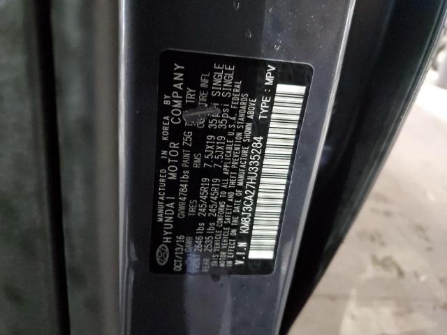 2017 HYUNDAI TUCSON LIM KM8J3CA27HU335284