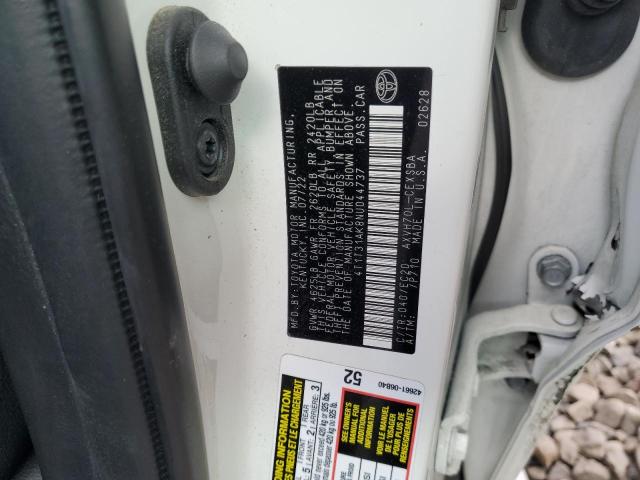 2022 TOYOTA CAMRY NIGH - 4T1T31AK8NU044737