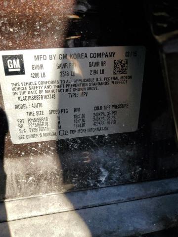 2015 BUICK ENCORE CON - KL4CJBSB8FB163748