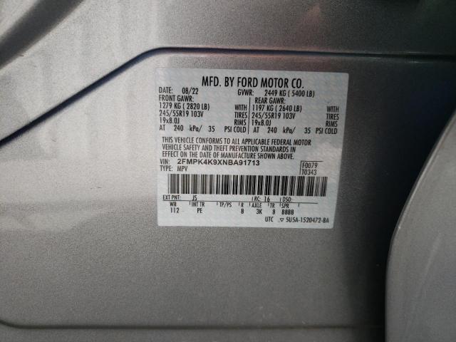 2FMPK4K9XNBA91713 2022 FORD EDGE - Image 13