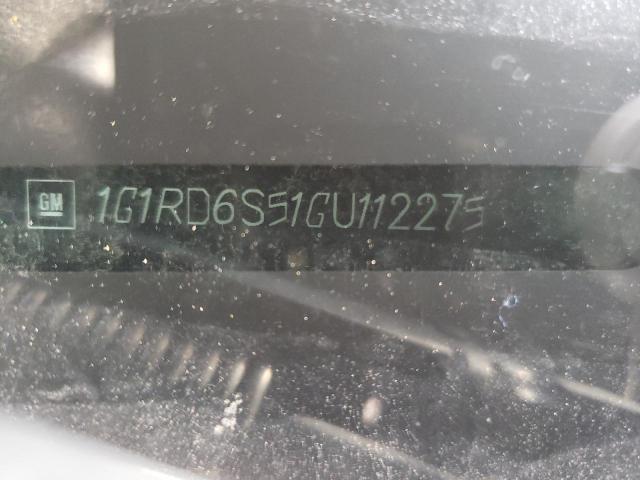 2016 CHEVROLET VOLT LTZ 1G1RD6S51GU112275