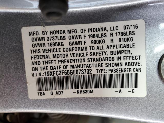 2016 HONDA CIVIC LX - 19XFC2F65GE073732
