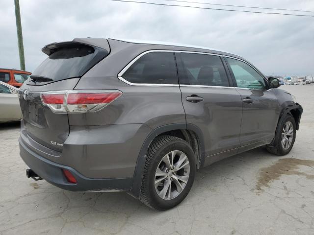 VIN 5TDJKRFHXFS154687 2015 Toyota Highlander, Xle no.3