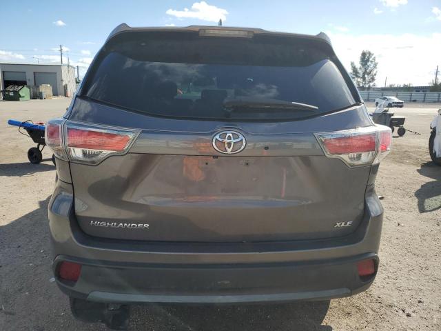 VIN 5TDKKRFH2FS050487 2015 Toyota Highlander, Xle no.6