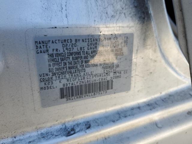 2020 NISSAN VERSA SV - 3N1CN8EV4LL875173