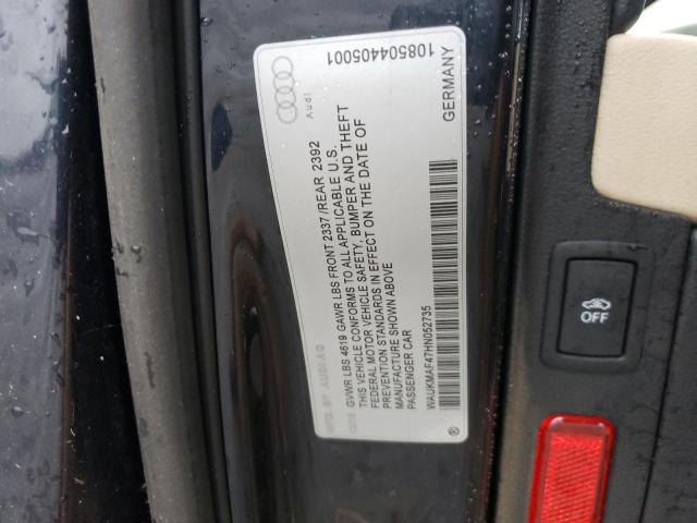 2017 AUDI A4 ULTRA P WAUKMAF47HN052735