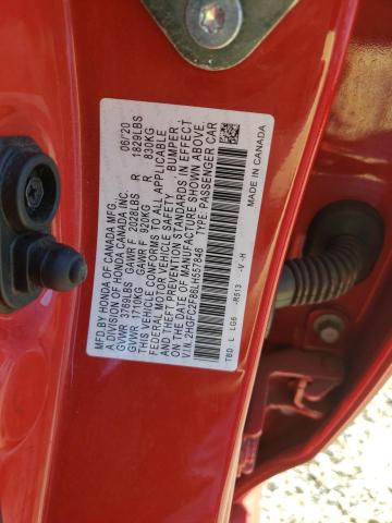 2020 HONDA CIVIC SPOR - 2HGFC2F86LH557846