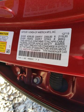 2020 HONDA ACCORD LX 1HGCV1F10LA045914