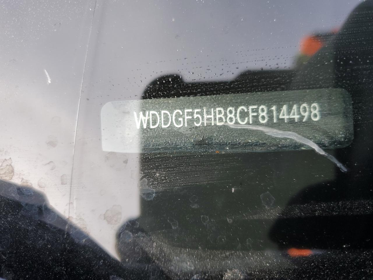 WDDGF5HB8CF814498 2012 Mercedes-Benz C 350